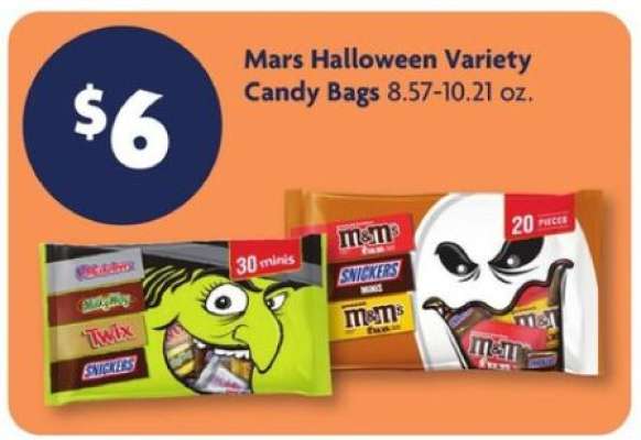 Mars Halloween Variety Candy Bags