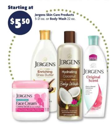 Jergens Skin Care Products