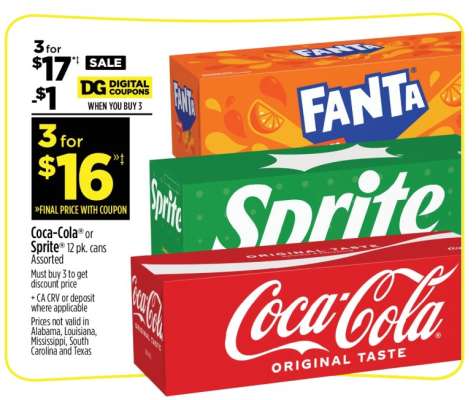 Coca-Cola or Sprite