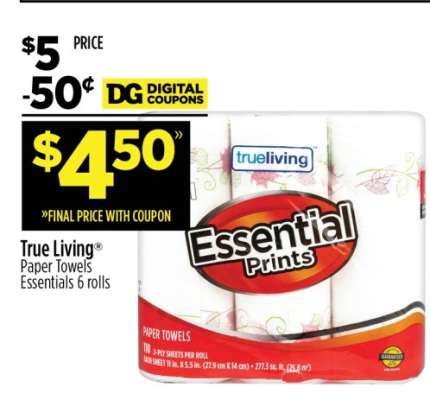 True Living® Paper Towels