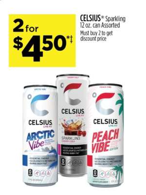 CELSIUS Sparkling 12 oz. can Assorted
