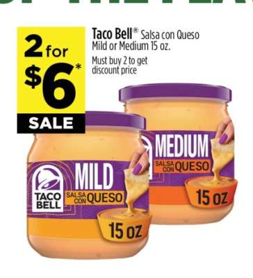 Taco Bell Salsa con Queso