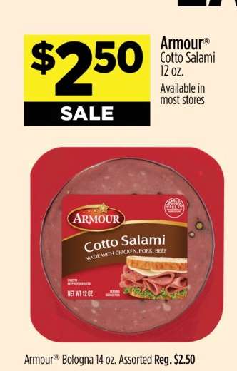 Armour Cotto Salami