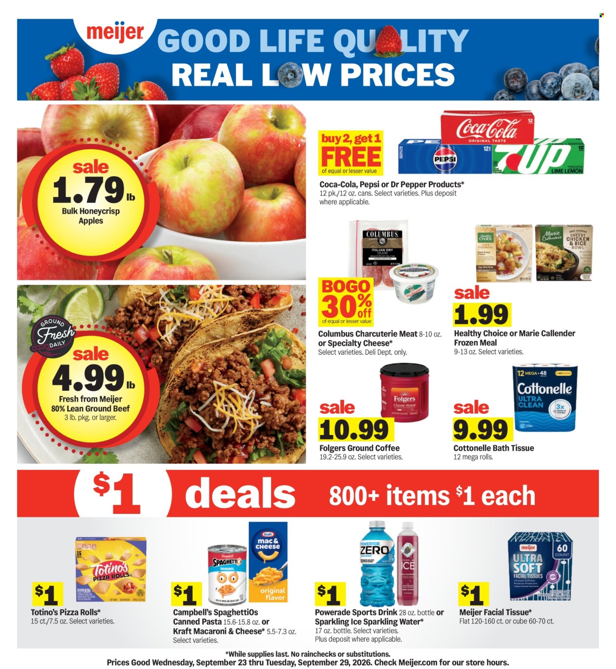 Meijer ad - 09/23/2026 - 09/29/2026. Page 1
