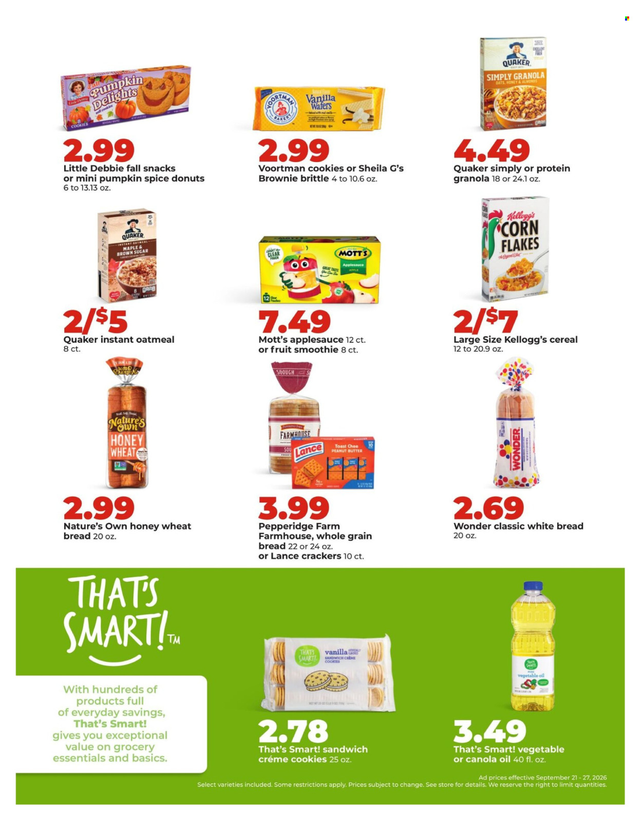 Hy-Vee ad - 09/21/2026 - 09/27/2026. Page 20