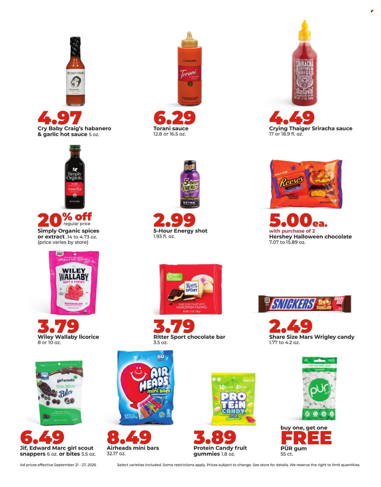 Hy-Vee ad - 09/21/2026 - 09/27/2026. Page 25