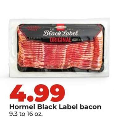 Hormel Black Label Bacon