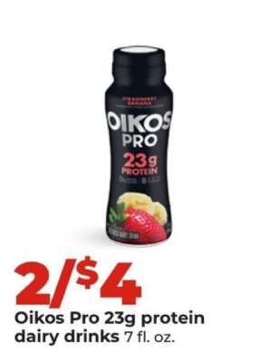Oikos Pro 23g protein dairy drinks