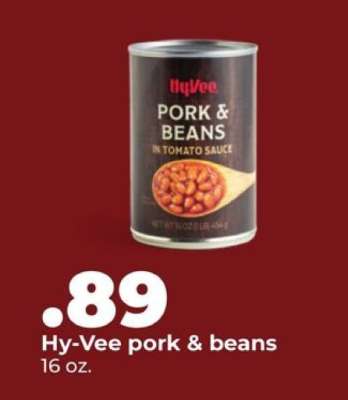 Hy-Vee pork & beans