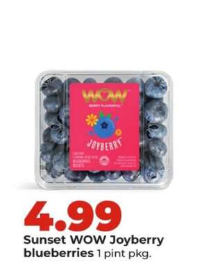 Sunset WOW Joyberry blueberries