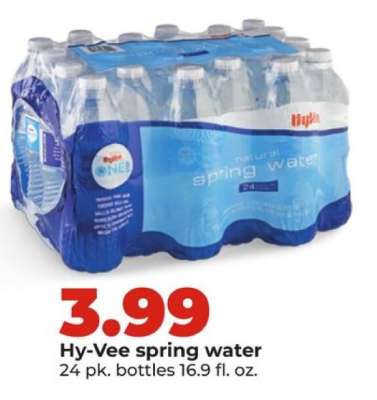 Hy-Vee spring water