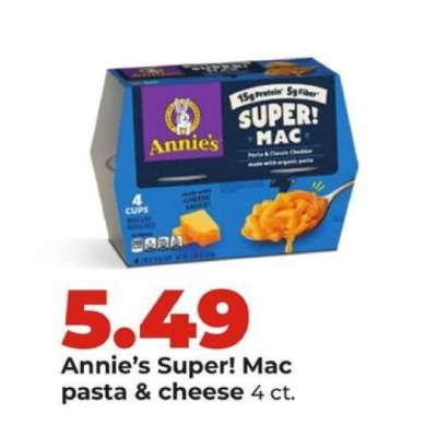 Annie’s Super! Mac pasta & cheese