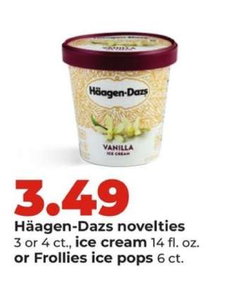 Häagen-Dazs Novelties