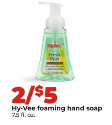 Hy-Vee foaming hand soap