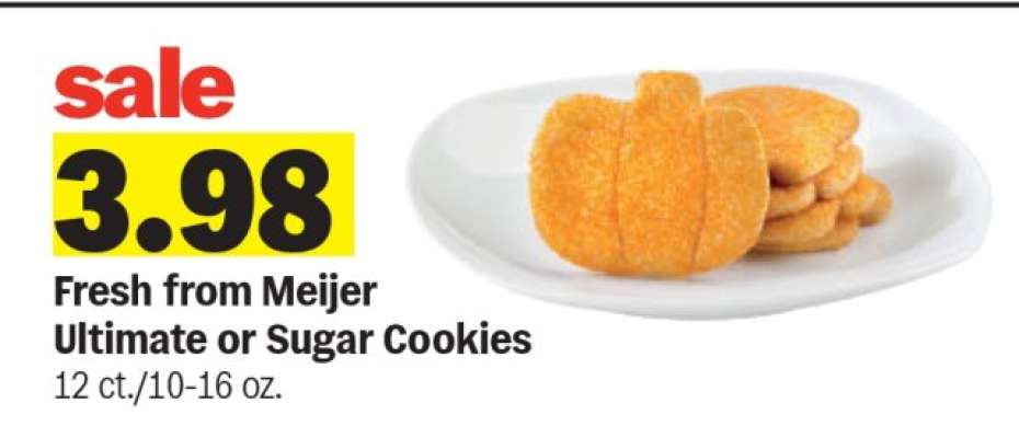 Fresh from Meijer Ultimate or Sugar Cookies