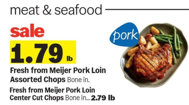 Fresh from Meijer Pork Loin Assorted Chops