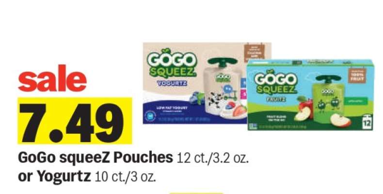GoGo squeeZ Pouches or Yogurtz