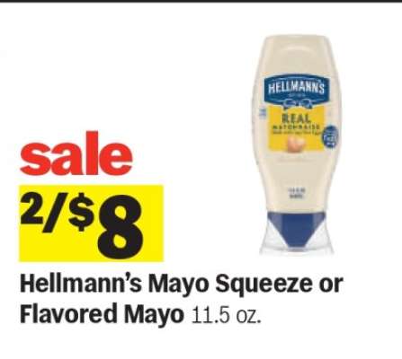 Hellmann’s Mayo Squeeze or Flavored Mayo