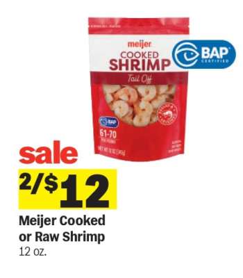 Meijer Cooked or Raw Shrimp*
