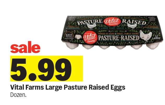 Vital Farms Large Pasture Raised Eggs