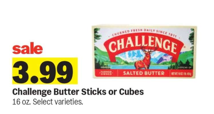 Challenge Butter Sticks or Cubes