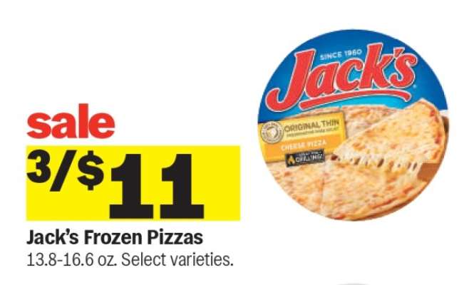 Jack's Frozen Pizzas