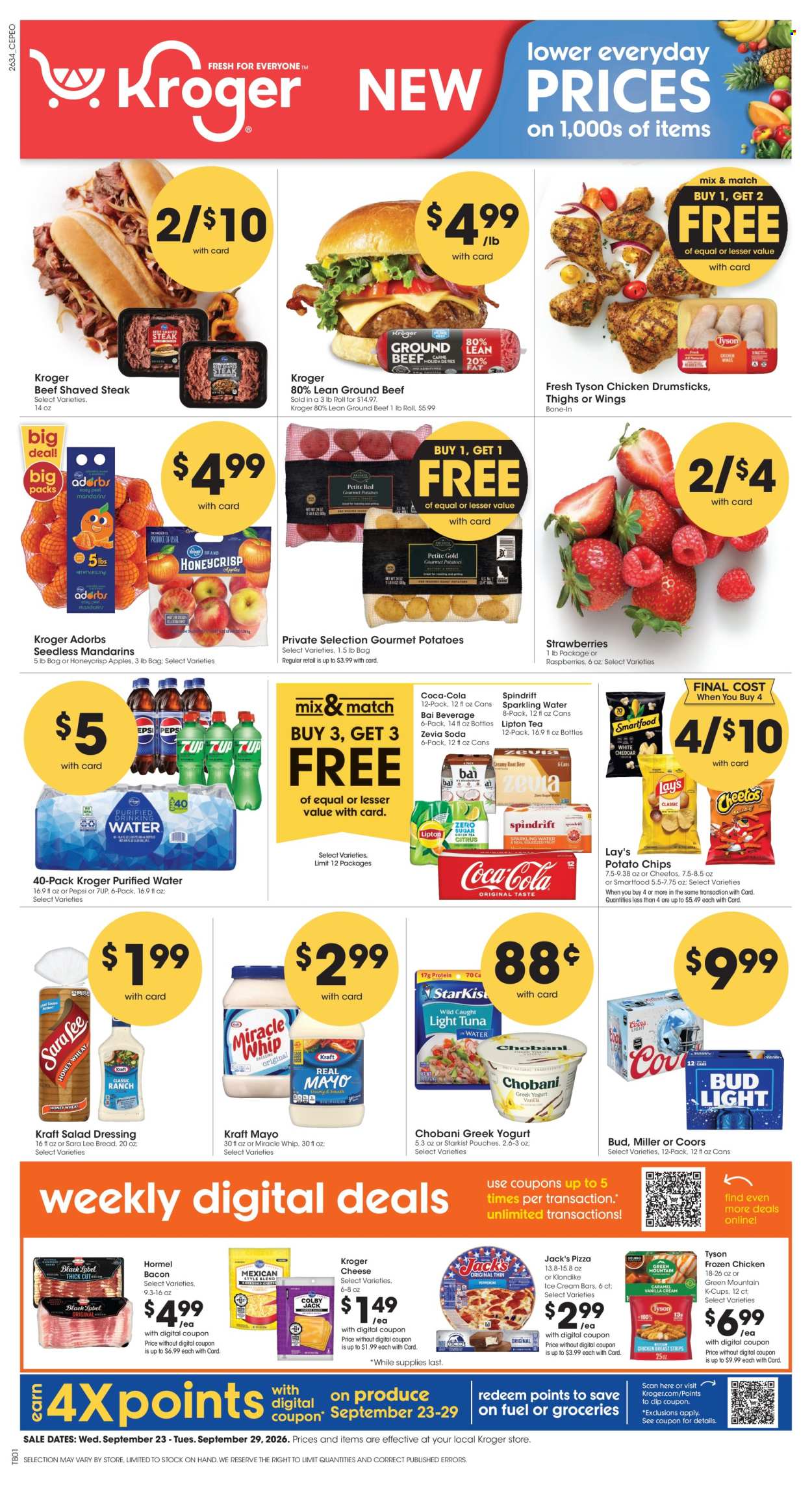 Kroger ad - 09/23/2026 - 09/29/2026. Page 1