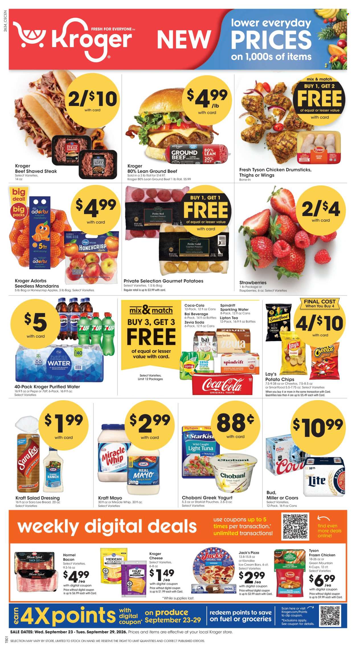 Kroger ad - 09/23/2026 - 09/29/2026. Page 1