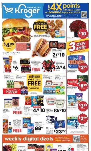 Kroger Flyer - 09/23/2026 - 09/29/2026.
