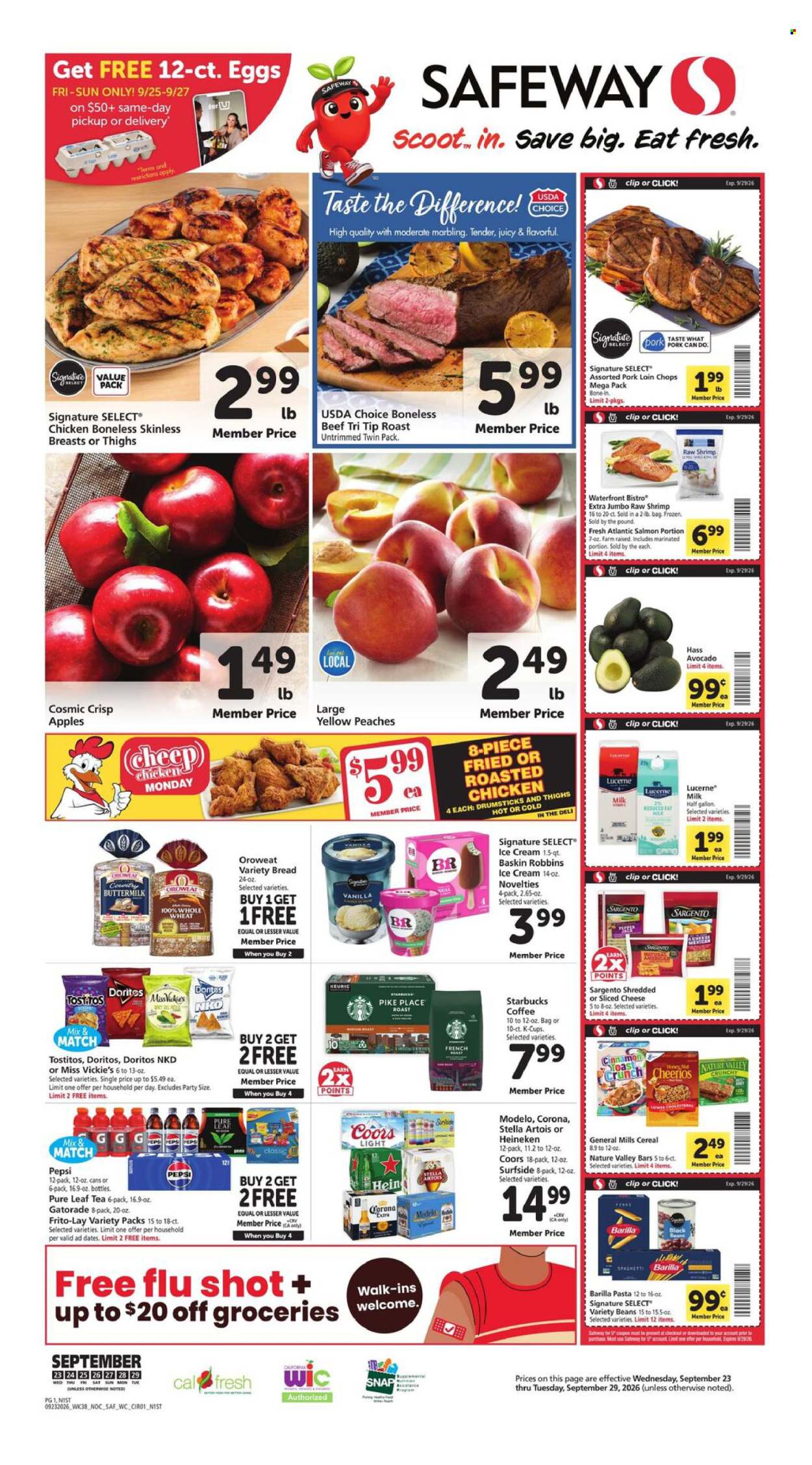 Safeway ad - 09/23/2026 - 09/29/2026. Page 1