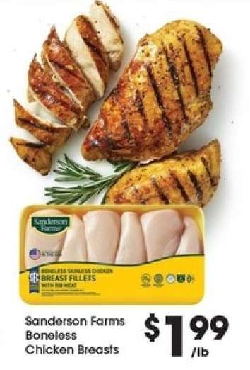 Sanderson Farms Boneless Chicken Breasts