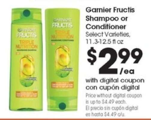 Garnier Fructis Shampoo or Conditioner