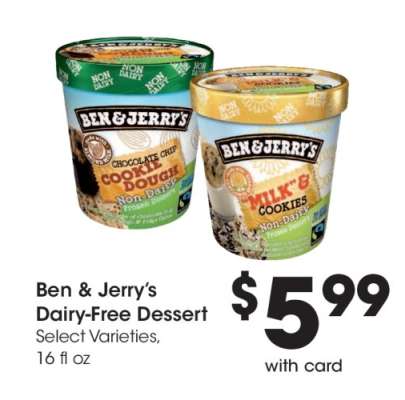 Ben & Jerry's Dairy-Free Dessert