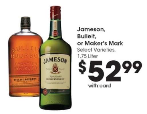 Jameson, Bulleit, or Maker's Mark