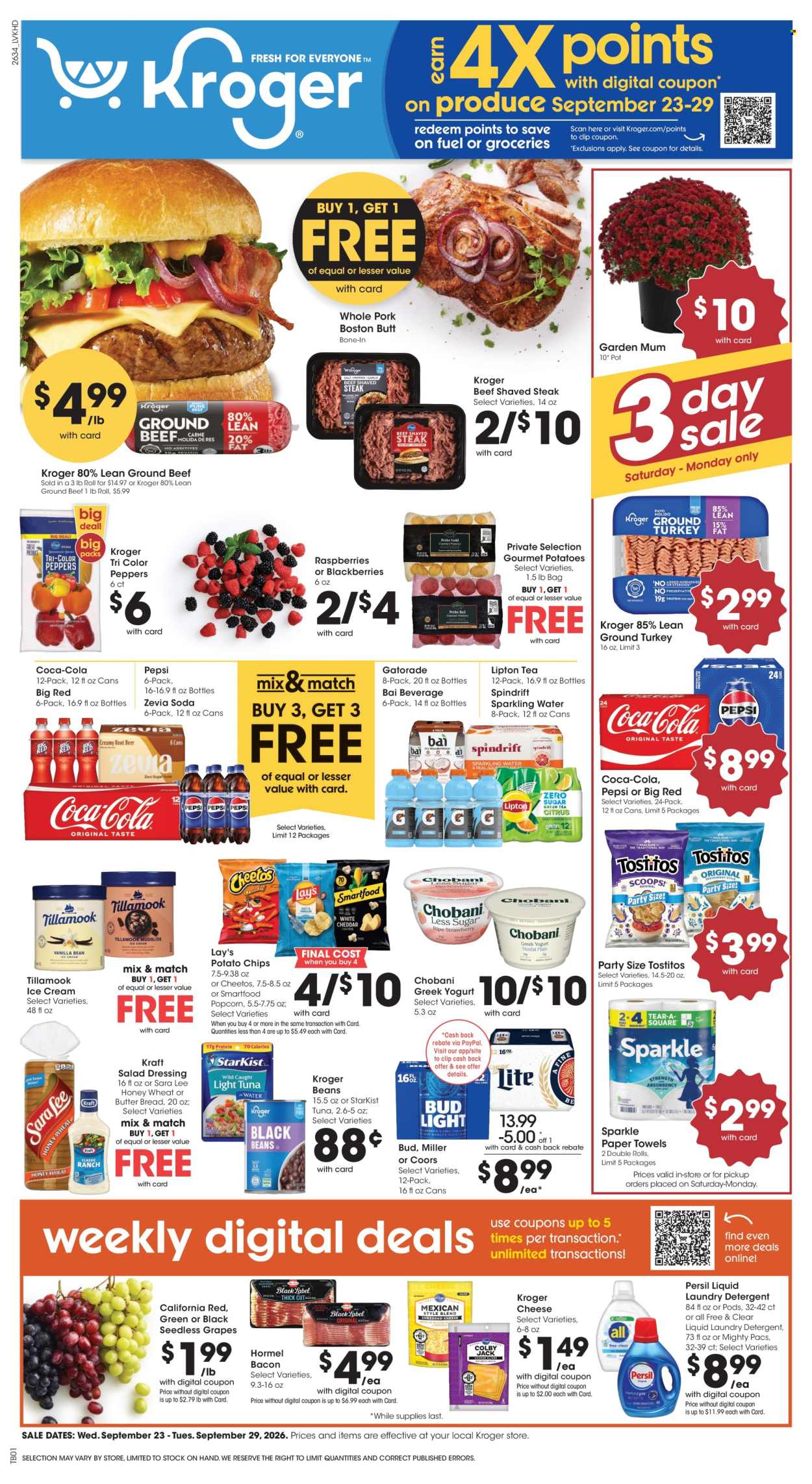 Kroger ad - 09/23/2026 - 09/29/2026. Page 1