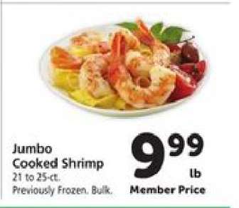 Jumbo Cooked Shrimp