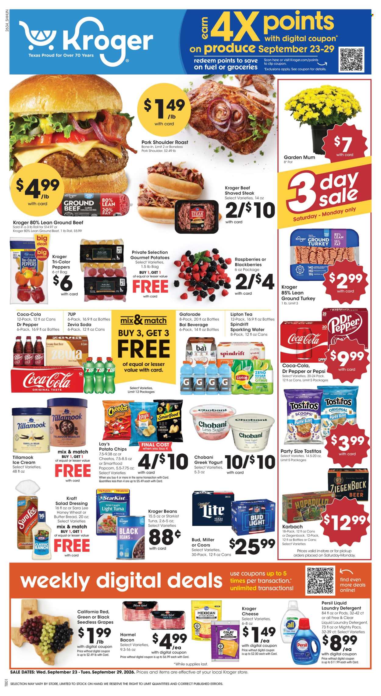 Kroger ad - 09/23/2026 - 09/29/2026. Page 1