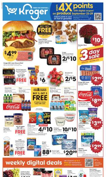 Kroger Flyer - 09/23/2026 - 09/29/2026.