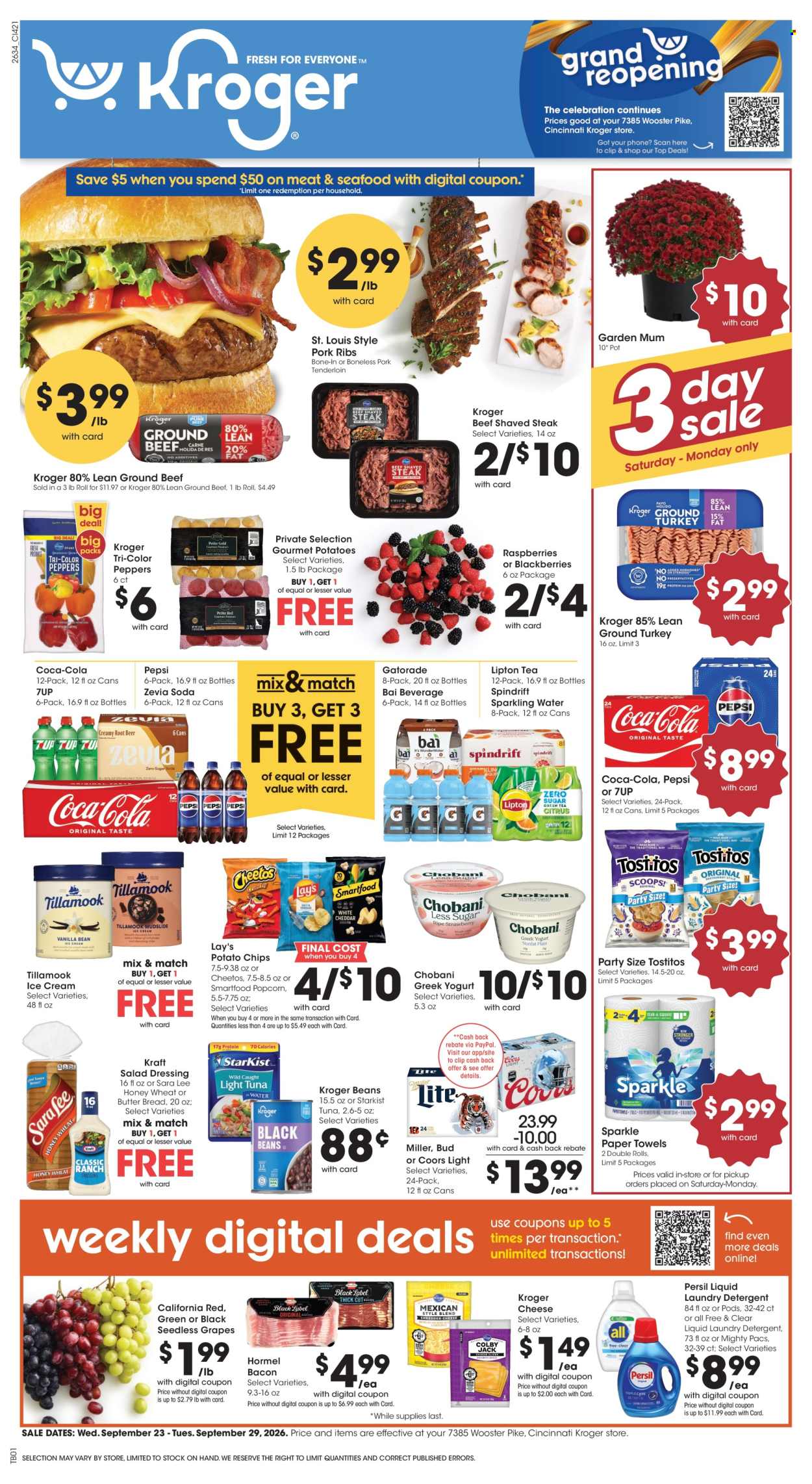 Kroger ad - 09/23/2026 - 09/29/2026. Page 1