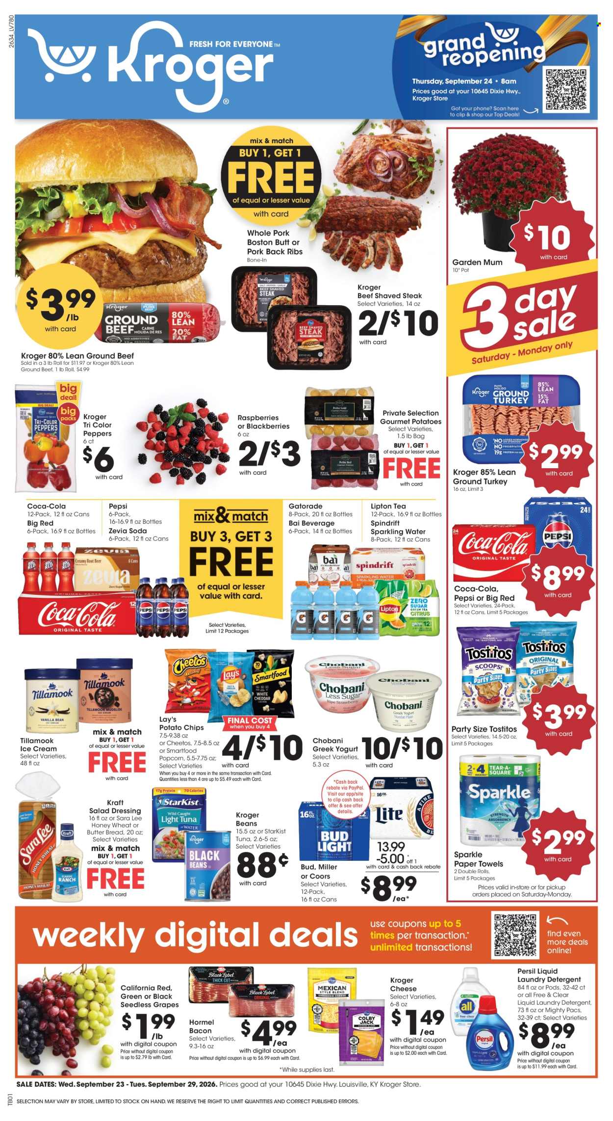 Kroger ad - 09/23/2026 - 09/29/2026. Page 1