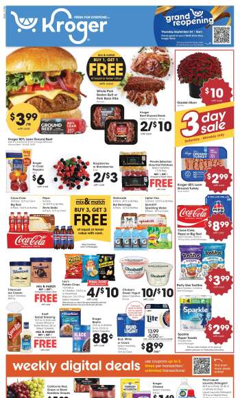 Kroger Flyer - 09/23/2026 - 09/29/2026.