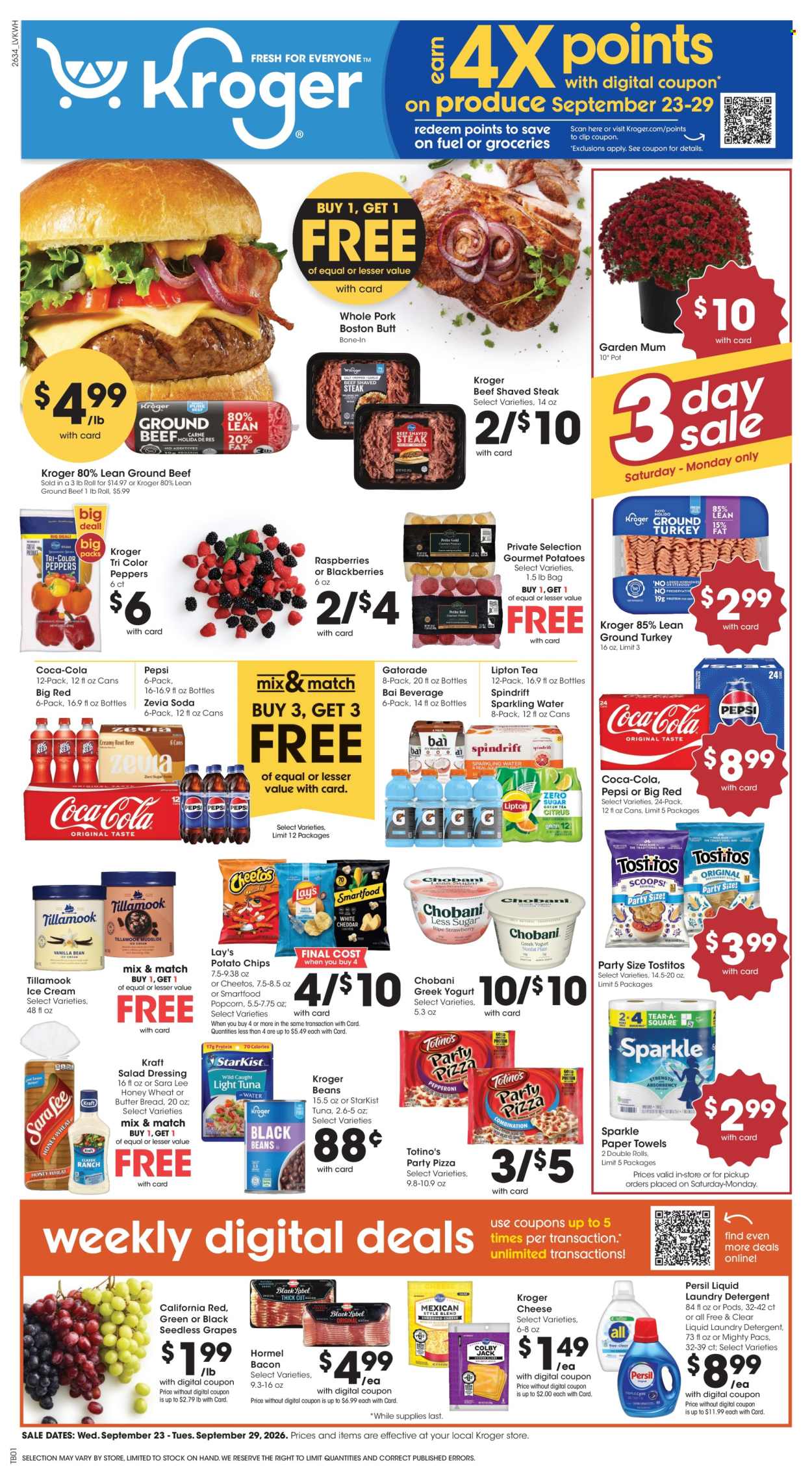 Kroger ad - 09/23/2026 - 09/29/2026. Page 1