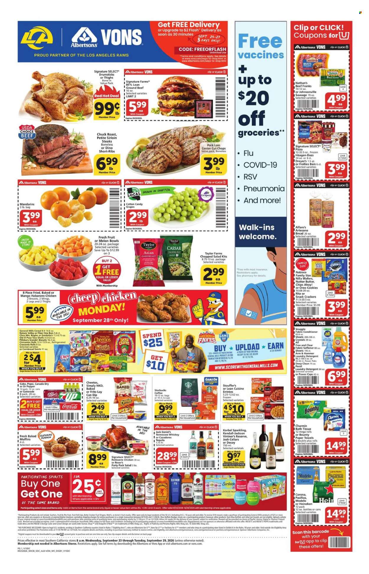 Vons ad - 09/23/2026 - 09/29/2026. Page 1