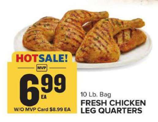 Fresh Chicken Leg Quarters