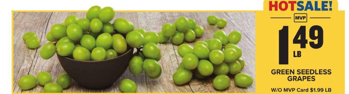 Green Seedless Grapes