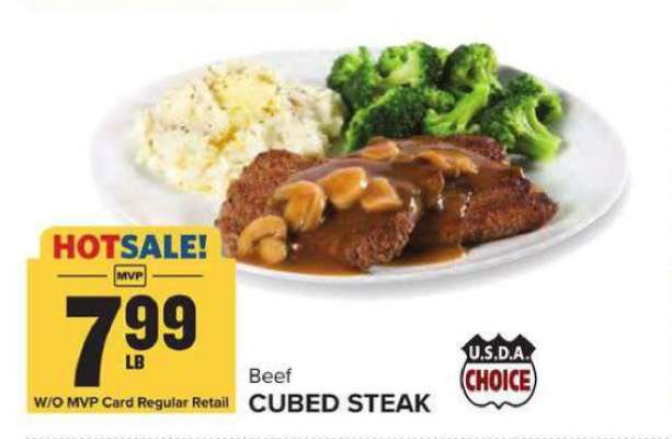 Beef Cubed Steak