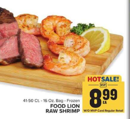 Food Lion Raw Shrimp