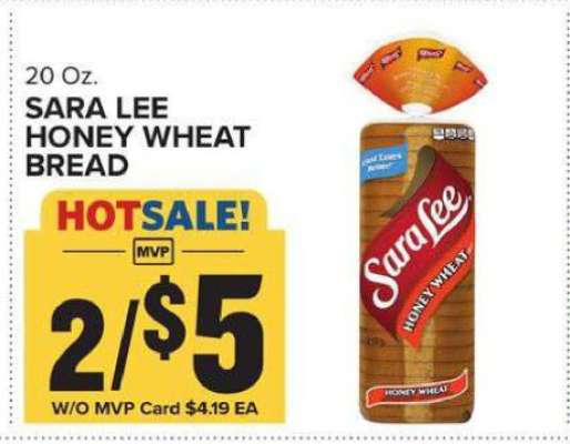 Sara Lee Honey Wheat Bread