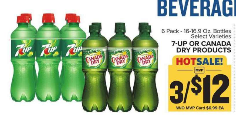 7UP or Canada Dry Products