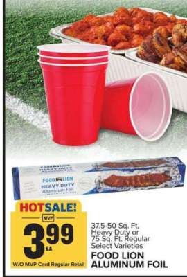 FOOD LION ALUMINUM FOIL